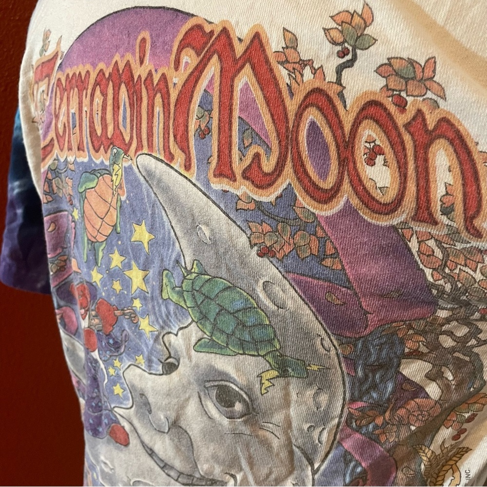 Liquid Blue Grateful Dead Men’s 2000’s Terrapin‎ Moon Tie Dye Tee Shirt - Picture 5 of 6